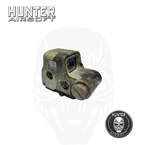 Red Dot mod Eotech 558 trilho 22mm Camuflado réplica - Hunter Airsoft