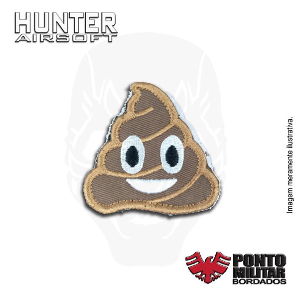 Patch Cocô Tático Airsoft bordado - Ponto Militar