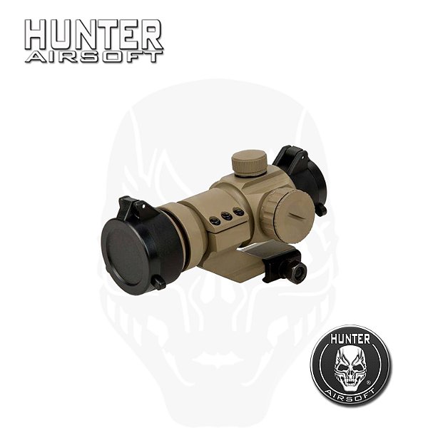 Red Dot mod M3 c/mount trilho 22mm Tan réplica - Hunter Airsoft