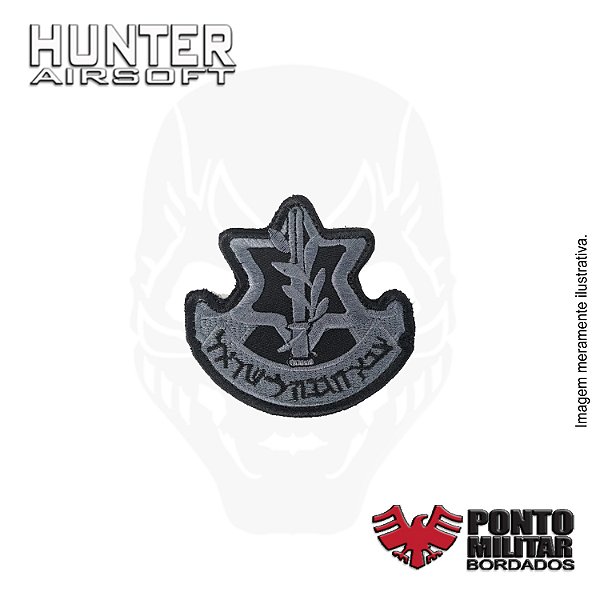 Patch IDF Forças de Defesa de Israel bordado - Ponto Militar