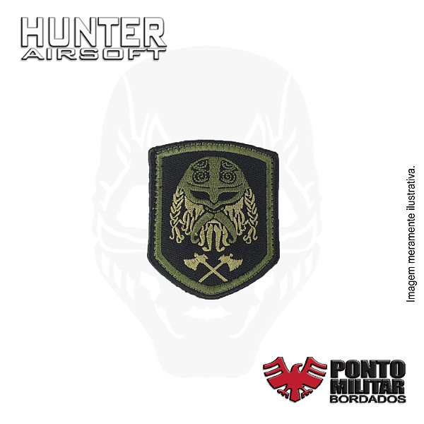 Patch Viking bordado - Ponto Militar