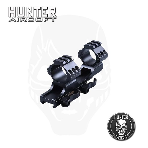 Mount engate rápido luneta 25,4 / 30mm trilho 22mm - Hunter Airsoft