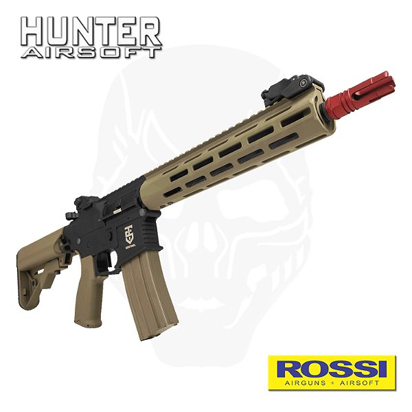Rifle Airsoft AEG AR15 Sentinel 10" Tan M-Lok - Rossi