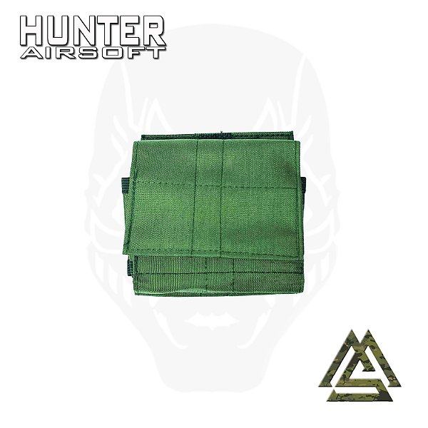 Porta carregador modular duplo SRS Silverback verde - MS Parts