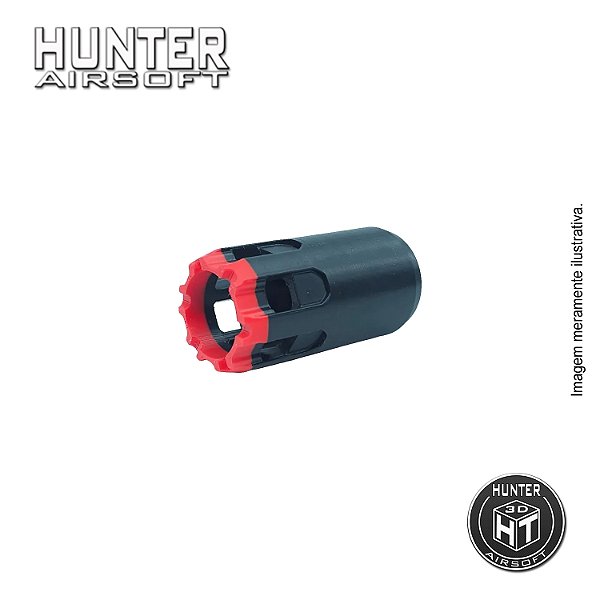 Flash hider amplificador de som tipo Porquinho 36mm CCW 3D - Hunter Airsoft