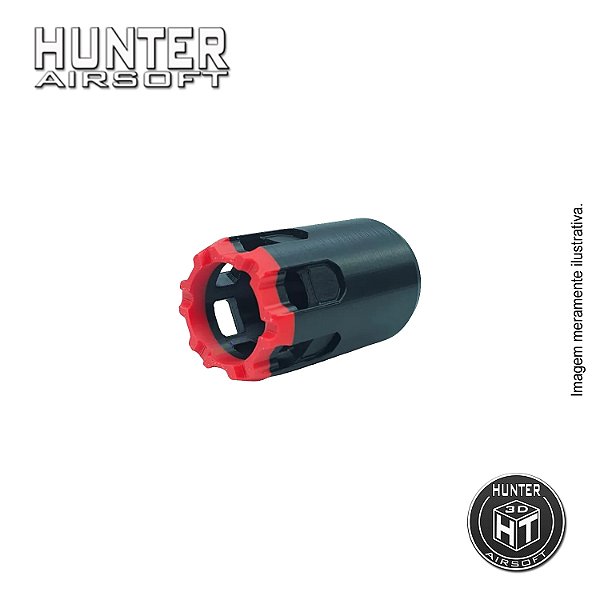 Flash hider amplificador de som tipo Porquinho 43mm CCW 3D - Hunter Airsoft