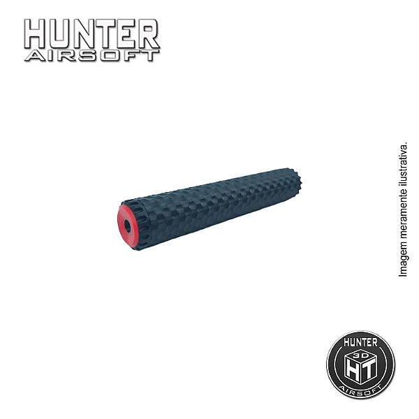 Supressor Colméia 35 x 200mm M4/M16 CCW 14mm 3D - Hunter Airsoft