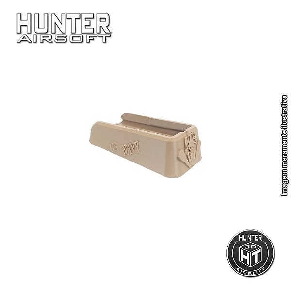 Magwell Frogman longo M4 Neptune Rossi Airsoft Tan - Hunter 3D