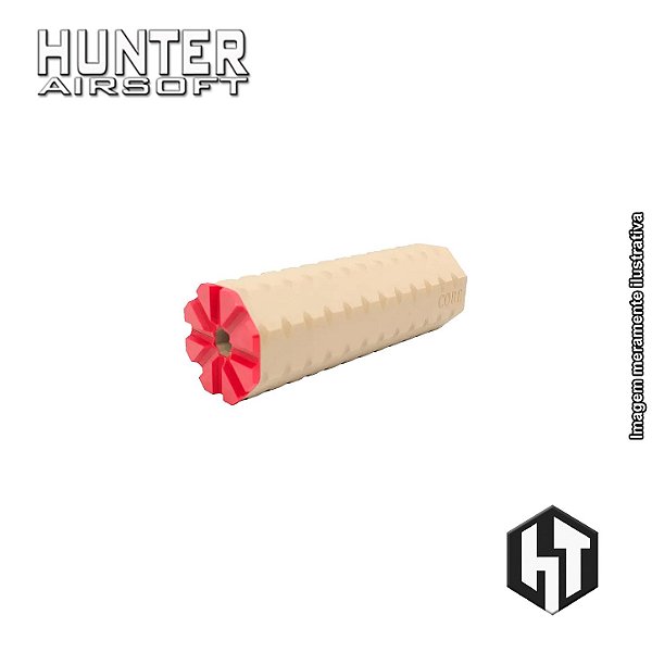 Supressor Core 40x125 Tan M4 CCW 14mm - Hunter 3D