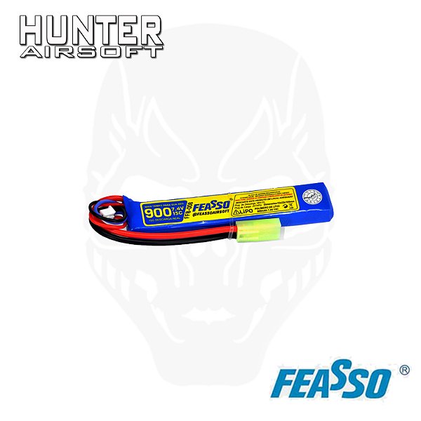 Bateria LiPo (15C) 7.4V 900mAh FFB008 - FEASSO