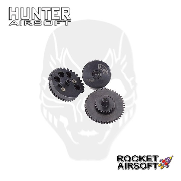 Engrenagens elicoidais 26:1 (100:300) High Torque CNC - Rocket Airsoft