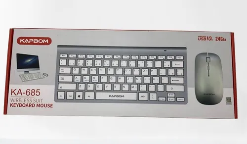 KIT TECLADO S/FIO KAPBOM KA-685