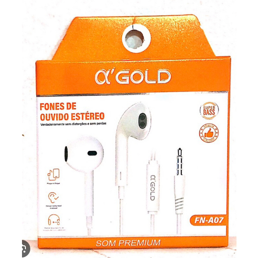 FONE DE OUVIDO GOLD FN-A07