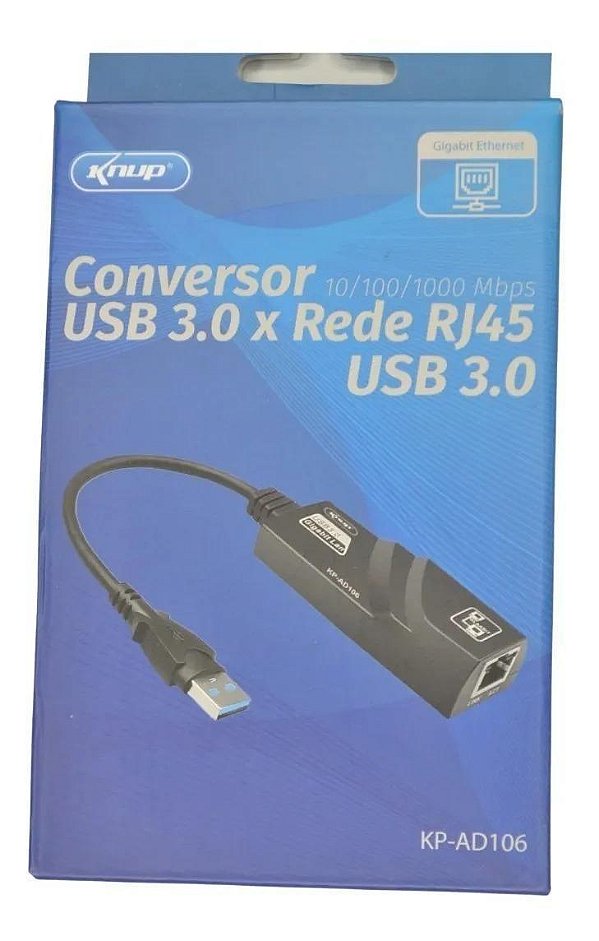 Adaptador USB para RJ45 USB 3.0 Gigabit