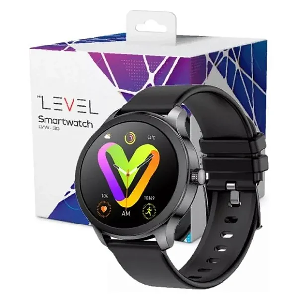 SMARTWATCH LEVEL LVW-30S BLK/SIL.BLK