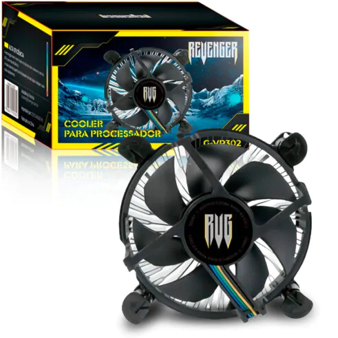 COOLER PARA PROCESSADOR INTEL 775/115X REVENGER - G-VR302