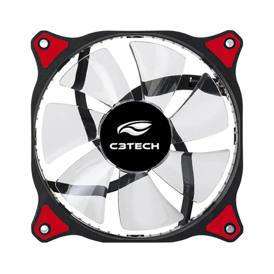 Fan F7 LED Red C3TECH