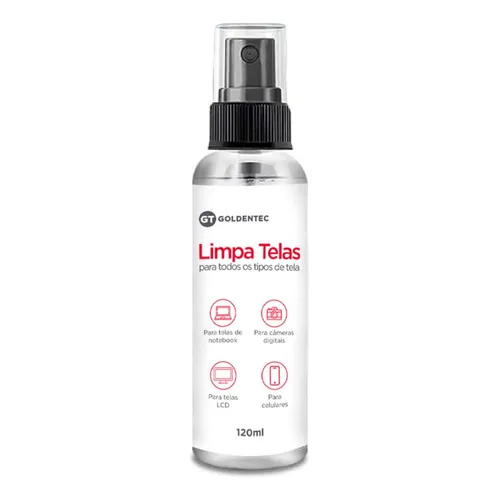 LIMPADOR DE TELAS GOLDENTEC 120ML