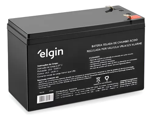 BATERIA ELGIN SELADA 12V 7AH