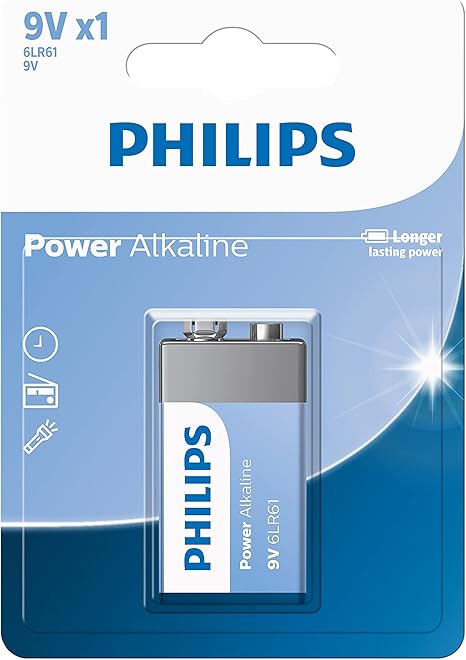 BATERIA PHILIPS ALCA. 9V 6LR61 C/01 2