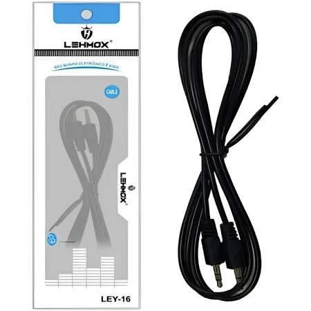 CABO DE AUDIO P2 P/ P2 1.5M LEHMOX LEY-16
