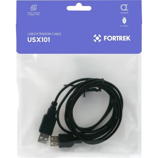 CABO EXTENSOR FORTREK USB USX101 1,8M PT