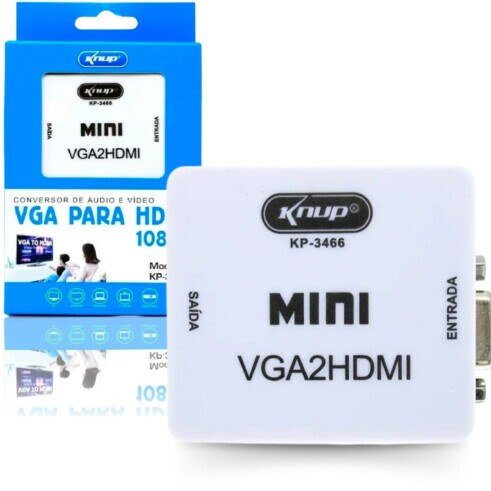 ADAPTADOR DE VGA PARA HDMI KNUP