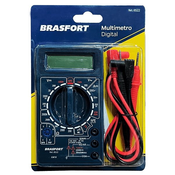 MULTIMETRO DIGITAL BRASFORT DT830 AM