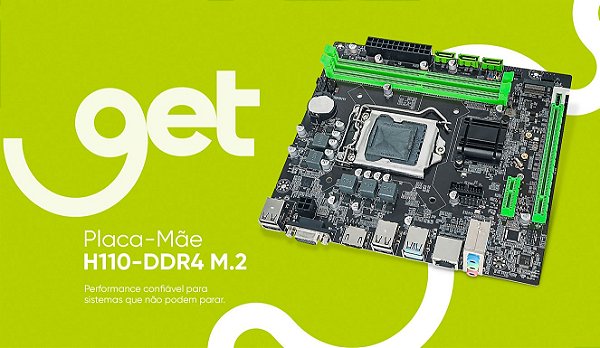 PLACA S1151 H110 DDR4 M2 GET