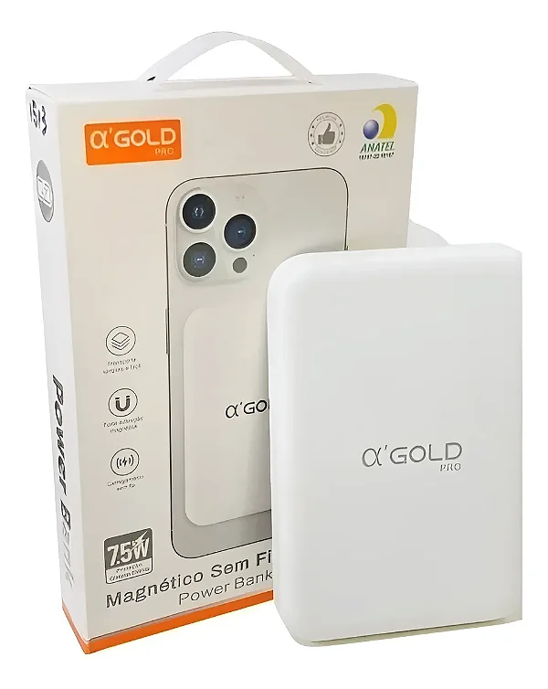 CARREGADOR PORTATIL GOLD BTE-07