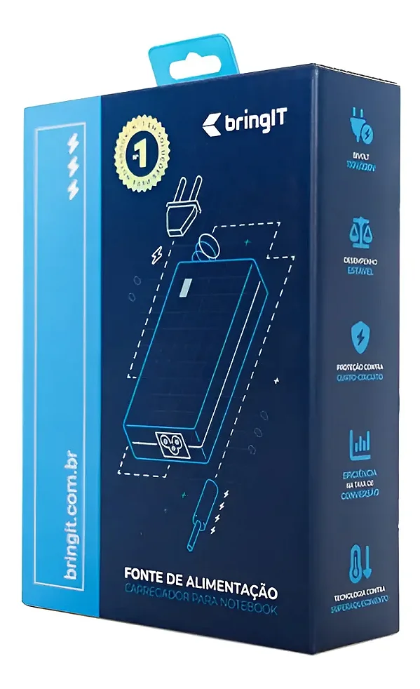 FONTE NOTEBOOK BRING IT DELL FINO 19V 3.42A 65W