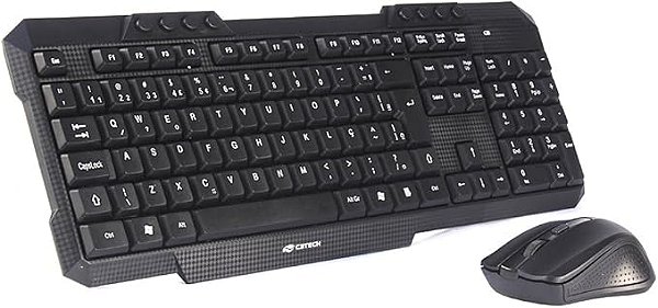 KIT TECL+MOUSE S/FIO KW10BK C3T