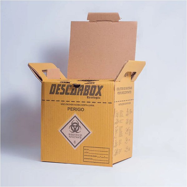Coletor de Material Perfurocortante 7L Ecologic Descarbox