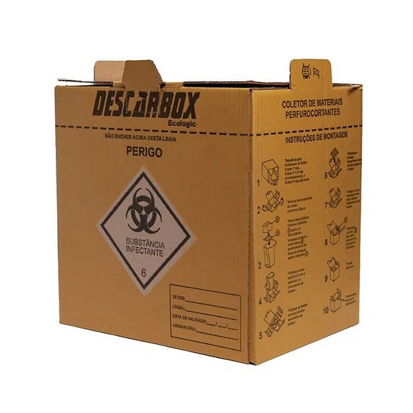 Coletor de Material Perfurocortante 20L Ecologic Descarbox