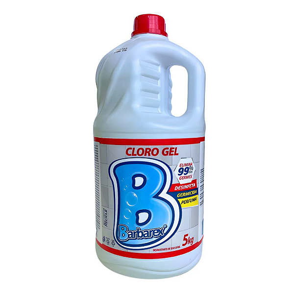 Cloro em Gel Bactericida 5L • Barbarex