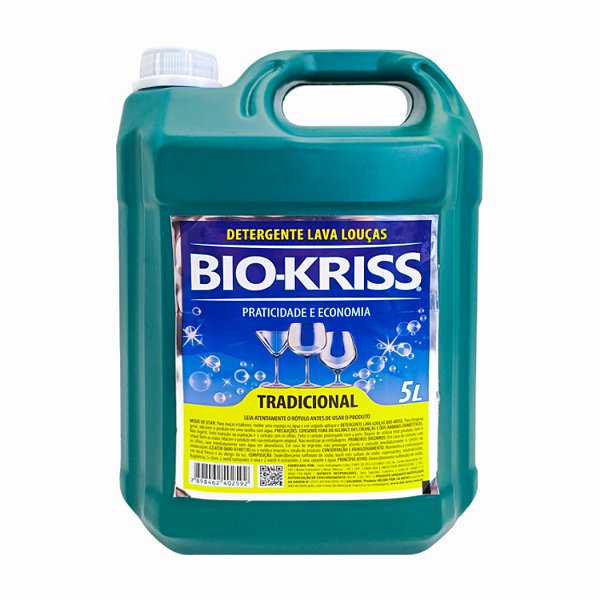 Detergente Lava-Louças Neutro 5L Bio-Kriss