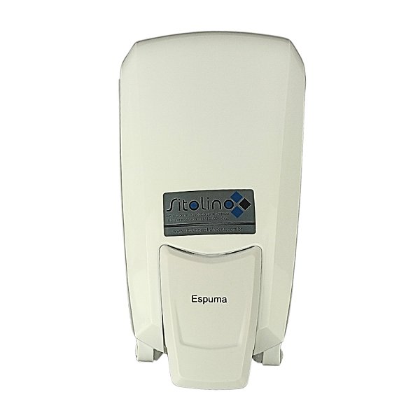 Saboneteira Branca para Sabonete Refil Espuma 400ml • Elisa