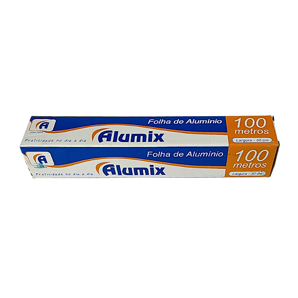 Folha de Alumínio 30cm com 100m Alumix