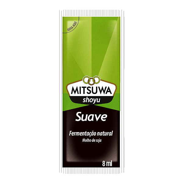 Molho Shoyu Suave em Sachê 8ml com 250 Unidades • Mitsuwa