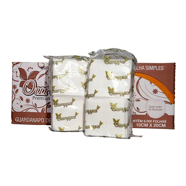 Guardanapo de Papel Cai Cai Folha Simples com 8000 Unidades | Ouroppel