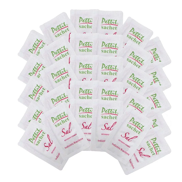 Sal 0,8g em Sachet com 2000 Sachês • Pettit