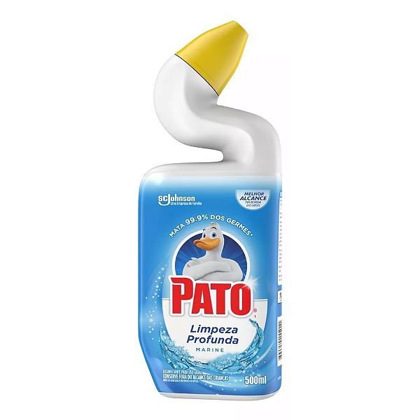 Desinfetante Sanitario Gel Marine Limpeza Profunda 500ml • Pato