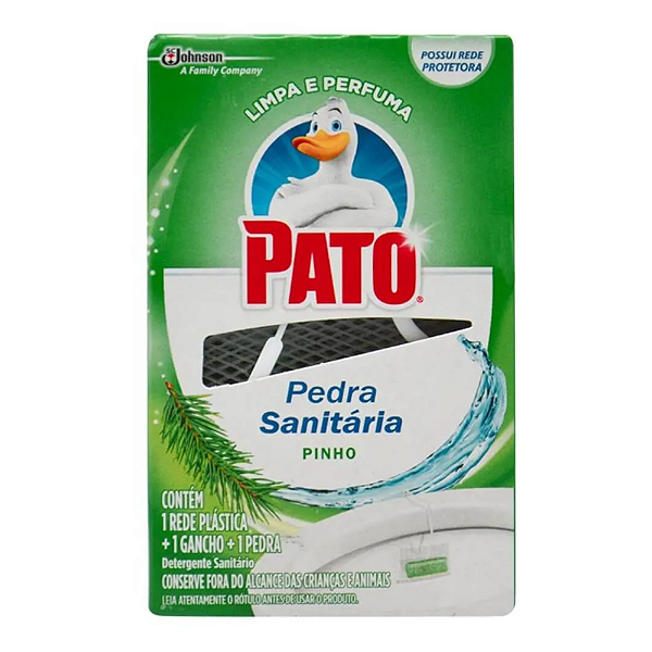 Pedra Sanitaria Perfumada com Rede Pinho 25g • Pato