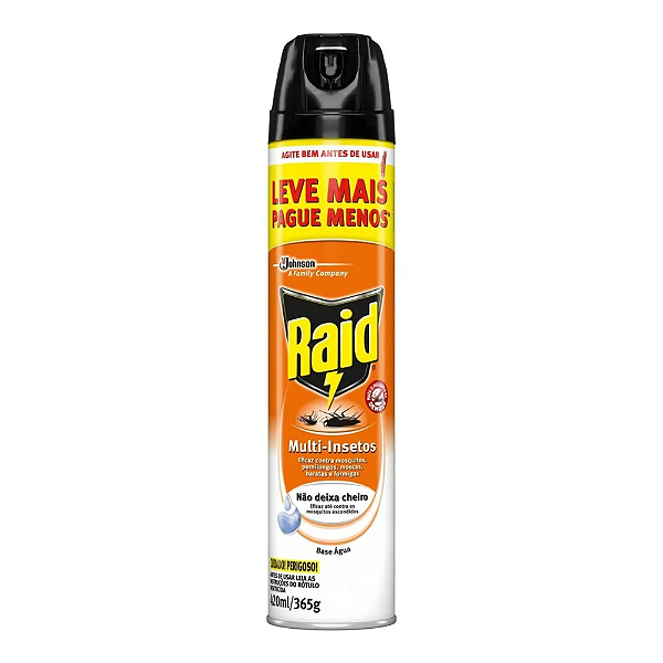 Inseticida Aerossol Tradicional 420ml • Raid