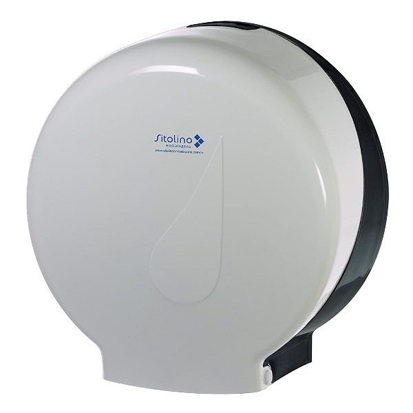 Dispenser Branco para Papel Higienico Rolo Institucional • Dropy