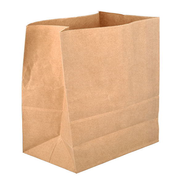 Saco de papel Kraft 25kg 31x34x18cmLiso para Delivery com 100 Unidades