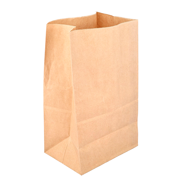 Saco de Papel Kraft 15kg Liso para Delivery com 100 unidades