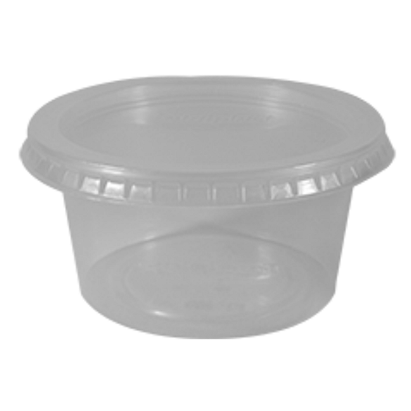 kit Pote e Tampa PP Redondo  140ml | Totalplast