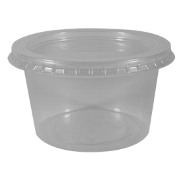 Kit Pote e Tampa PP Redondo 250ml | Totalplast