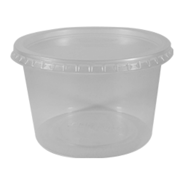 Kit Pote e Tampa PP Redondo 500ml | Totalplast